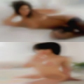 Naked women back bending over